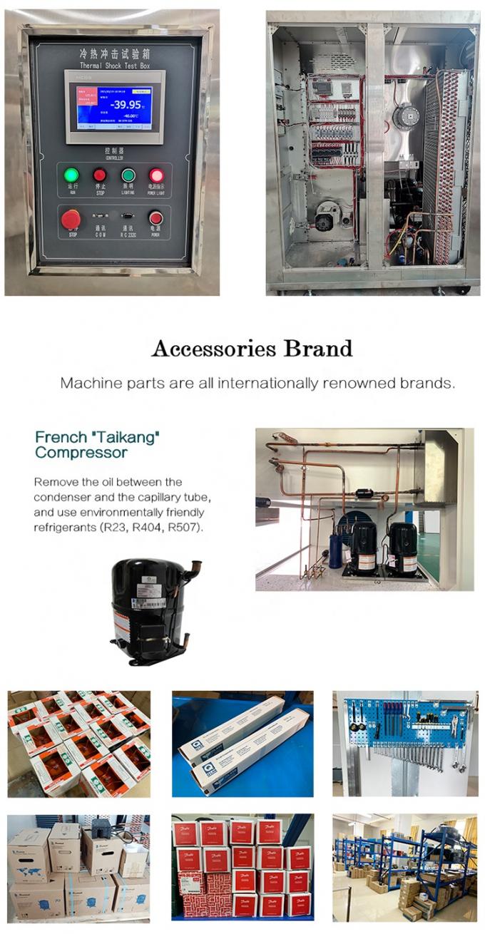 Temperatuurvochtigheid het Cirkelen de Testmachine van de Kamer Milieu Klimaat Thermische Schok 1