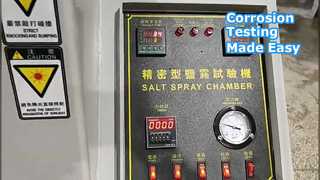 Uiterst nauwkeurige zoutsproeitestkamercorrosietest