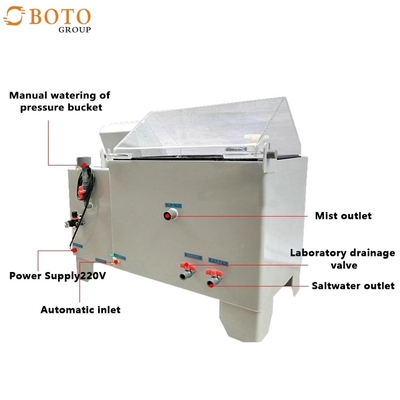 Customized SUS304 Salt Spray Test Chamber Singleton Salt Spray Chamber Water Spray Test Chamber