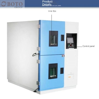 R404A / R23 Thermische schoktestkamer, -40C ~ 150C Twee zone, 10s omzettingstijd